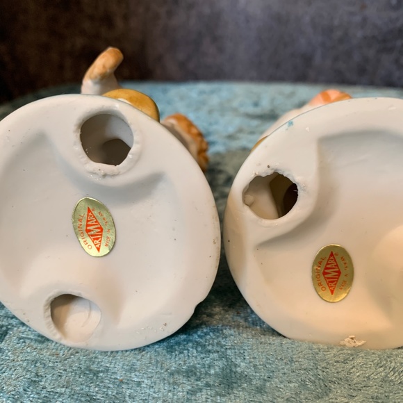 Pair of Artmark Bisque Clown Figurines, 5" Tall - Picture 5 of 5